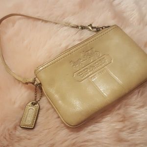Coach leatherwear wristlet